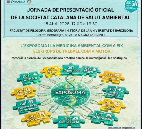 Presentación de la Sociedad Catalana de Salud Ambiental.